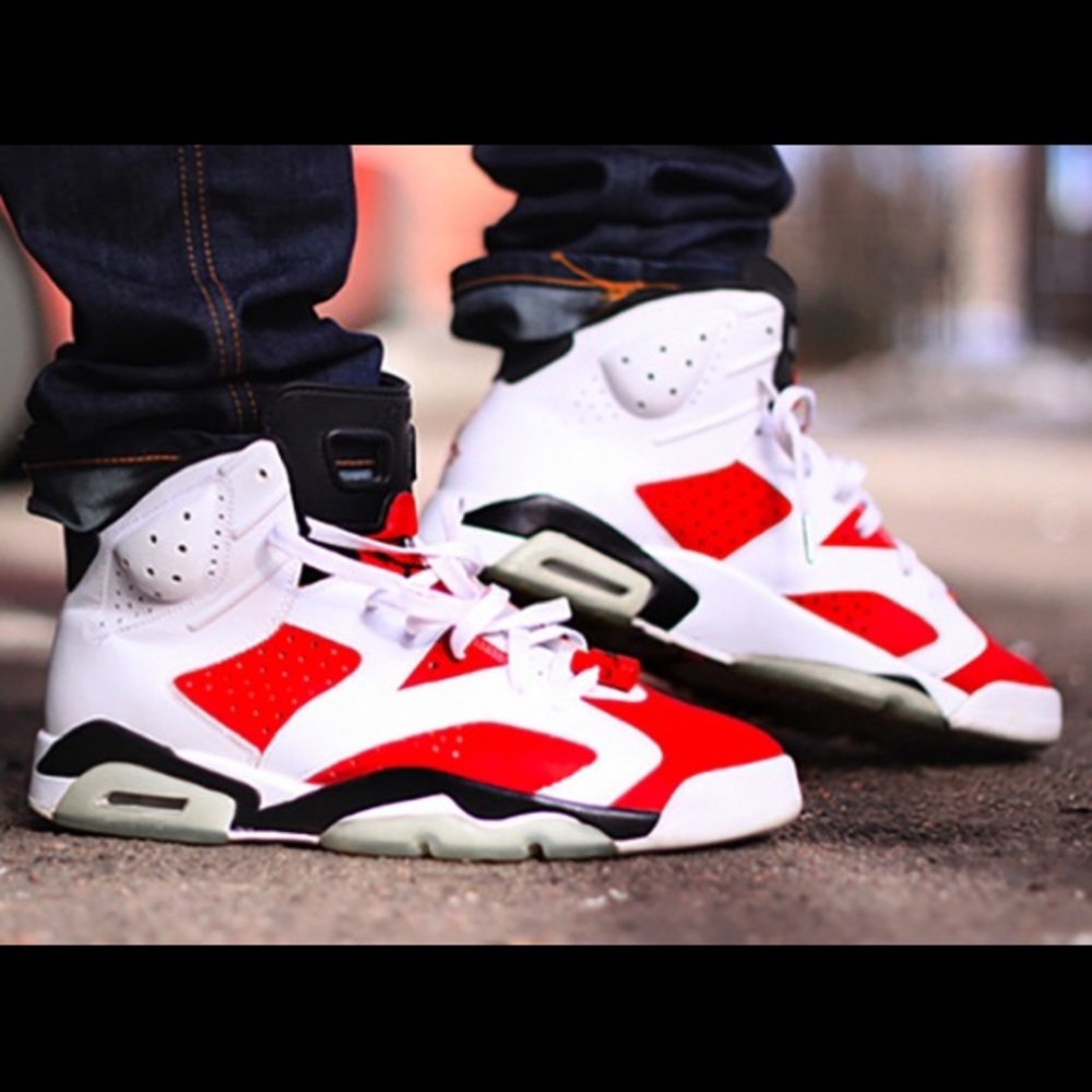 Jordan carmine 6’s